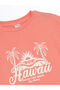 Esvab • Modern & Distinctive Zero Roba Collar Palm Tree Printed Girls' T-Shirt - 2