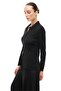 Black Shirt Collar Knitwear Cardigan - 2