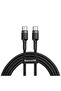 كابل شحن USB-C بطول متر واحد مصنوع من القماش