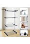 3-Layer Hanging Clothes Drying Rack | Space-Saving Clothing Stand for Indoor & Outdoor Use - 4