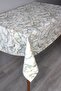 Fiber Wipeable Pvc Oilcloth Tablecloth 1280-Metalkmarble - 3
