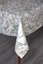 Fiber Wipeable Pvc Oilcloth Tablecloth 1280-Metalkmarble - 2