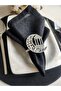 6 Pieces of Ramadan Special Silver Crescent and Oil Lamp Themed Plexiglass Napkin Ring Napkin Ring - 8
