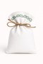 10 Pieces 10×15cm Green Embroidered Raw Cloth Bag Multipurpose Cloth Bag - 2