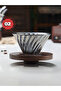 طقم تقطير v60 الة قهوة مكونة من قمع وسيرفر زجاجي - 2