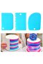 ®   Pastry Dough Shaper Spatula Cutter Scraper Decorator Set - 5
