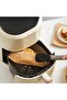 BUFFER® 50 Pieces 20 cm Air Fryer Baking Paper Disposable Oil-Proof Round Plate Model PVC - 4