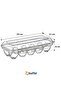 BUFFER ®   صندوق تخزين البيض ذو 10 أقسام مع غطاء قابل للقفل YU110 LWLHM-YTRS345 - 2