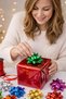 20 Pieces 5 cm Metallic Colorful Self-Adhesive Bow Star |   Gift Package and Box Decoration - 3