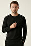 100% Cotton Single Jersey Long Sleeve Pajama Top Men's T-Shirt Compact Combed Cotton Comfortable Fit Tok Fabric Black - 5