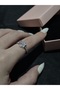 Adjustable Flower Detailed Stone Ring Lrn010 - 2