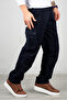 Navy Blue Wide Cut Gabardine Cargo Pants – Lycra Outdoor Style Multi-Pocket Men's Trousers 1705421 - 6