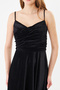 Strappy Draped Long Evening Dress – Stylish Evening Event Wedding Dress - 4