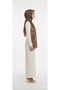 Lavin Scarfs Zeopar Collection Cotton Viscose Shawl Light Brown - 4