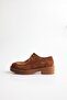 Tan Lace-Up Loafers 20467