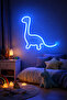 دينو جلو - إضاءة جدارية LED ثلاثية الأبعاد بتصميم ديناصور (ضوء أزرق) 28 سم - 2