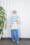 Stripe Detailed Knitwear Set