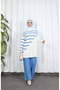 Stripe Detailed Knitwear Set - 2