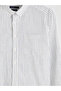 Nevavm Regular Fit Striped Men's Linen Blend Shirt with Difference - 6