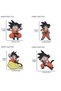 4 Pcs 4 Pcs Cartoon Character Brooch Handsome Dragon Ball Son Goku Enamel Pin Metal Badge Jew - 6