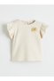 Gencc Quality with Floral Applique Ruffle Baby Girl Blouse and Leggings - 4