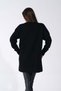 Black Crew Neck Ribbed Button Detailed Knitwear Sweater - 5