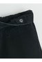 Black Straight Fit Girls' Stoned Jean Pants - 2