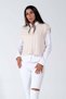 White V-Neck Crop Hair Knitted Knitwear Sweater - 6