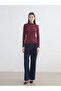 NEVAVM بودي نسائي ذو ياقة مكشكشة ومتباينة الألوان - 2