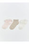 Esvab • Modern & Stylish Ruffled Baby Girl Booties Socks 3-Piece Set - 3