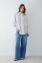 Striped Poplin Shirt 32-2665 - 5