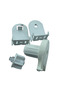32mm Roller Blinds Jumbo White Chain Mechanism and Metal Leg Set - 2