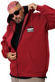 Mode XL Large Size Men's Sweat Hooded 1981 U25808 Bordo - 5