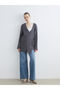 Seray New Season Double-Breasted Yaka Textured Women's Muslin Kimono - 2