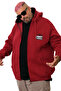 Mode XL Large Size Men's Sweat Hooded 1981 U25808 Bordo - 3