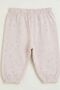 100% Cotton Elastic Cuffed Patterned Baby Girl Sweatpants - Comfortable Fit Seasonal Trousers - 5