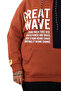 سويت شيرت رجالي من مود XL بغطاء رأس Great Wave U25805 - 5