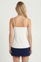 Lace Striped Strappy Knitted Blouse Lex0002 Ecru - 6