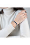 Mini Silver Soho Diamond Cord Bracelet - 2