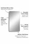 Silver Rectangular Wall Mirror for Bedroom, Bathroom, Dressing & Home Décor - 4