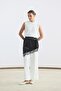 Lace Striped Skirt Underdress Black - 4