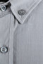 Mode XL Large Size Men's Long Sleeve Linen Shirt 20396 Gray - 5