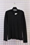 Women's Plus Size Lycra Crew Neck Long Sleeve Soft Sweatshirt Mom Blouse - 2