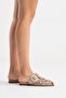 Bevolina Women's Genuine Leather Slippers Mink Suede - 7