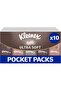 Ultra Soft Pocket Pack Tissues - Beautifully Soft And Silky Tissues - 10 Pack x 7 sheets (4p