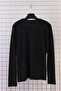 Women's Plus Size Lycra Crew Neck Long Sleeve Soft Sweatshirt Mom Blouse - 3