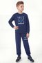 3-Piece Round Neck Print Detailed 6-Piece Boys' Tracksuit Set - 4