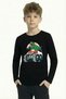 Printed Boy's Long Sleeve T-Shirt B16 - 2