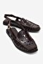 Chance Women's Genuine Leather Sandals Brown