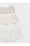 Lace Detailed Baby Girl Socks from Uzg Store for Style Enthusiasts, 3-Piece Set - 3